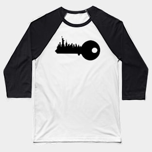 New York Key Baseball T-Shirt